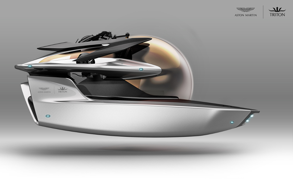 Aston Martin - Triton Project Neptune. From the road to the water. Or better, below water