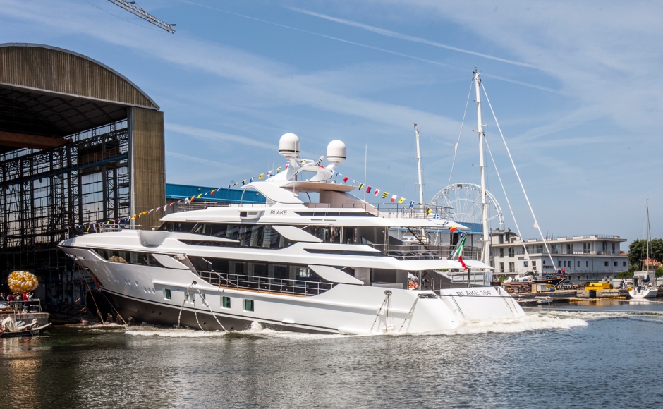 Benetti Blake is the new 50-meter unit launched in Viareggio | VIDEO