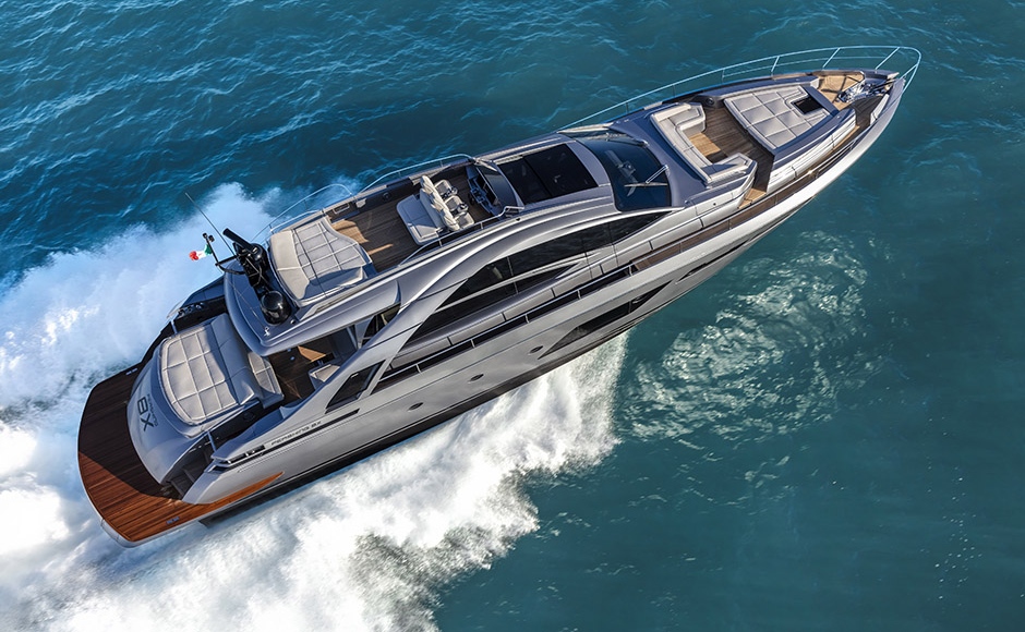 New in 2019: Pershing 8X is comfort and innovation at 48 knots