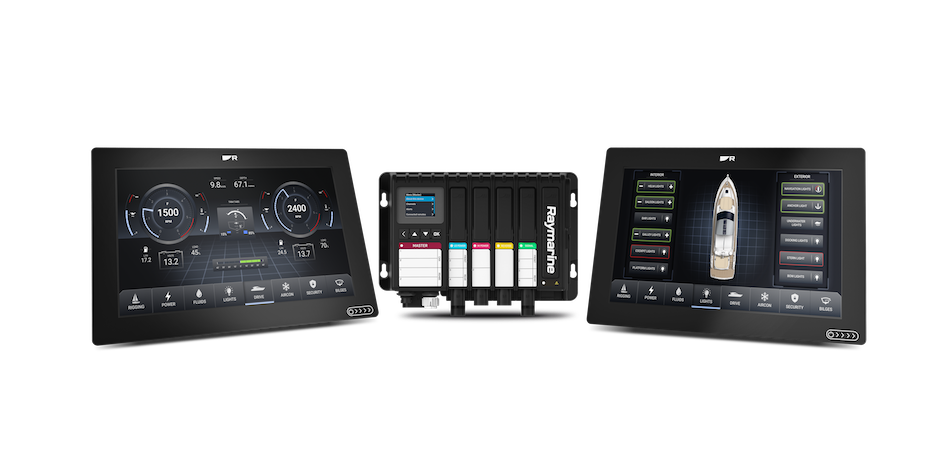 Raymarine YachtSense gives you total control of the boat, in one hand