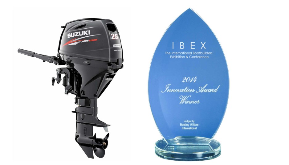 Suzuki DF25A and DF30A win the NMMA Innovation Award