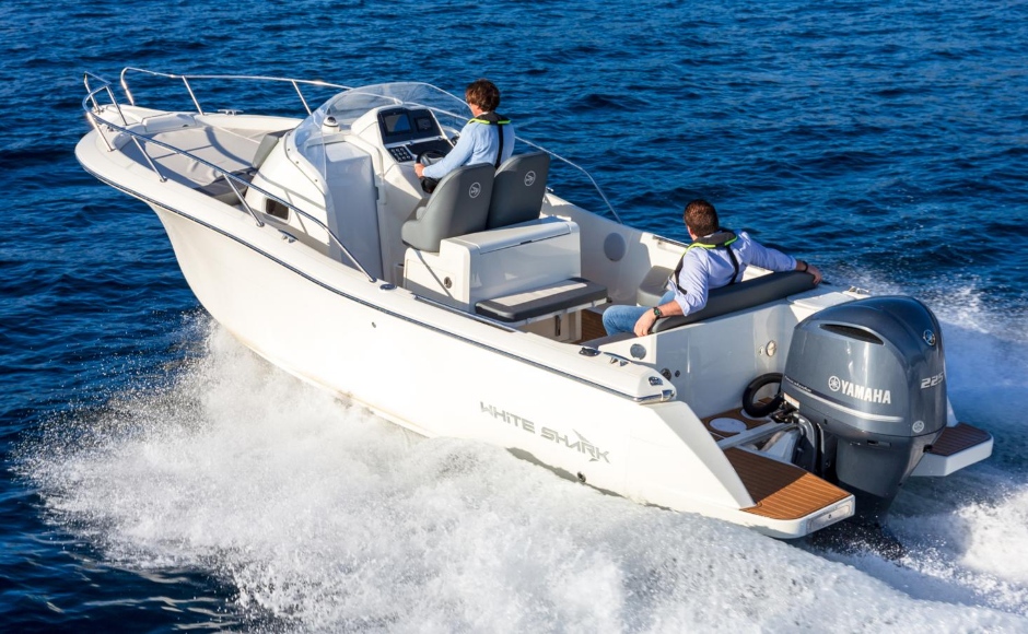 With a five-year partnership, White Shark boats will only mount Yamaha outboards